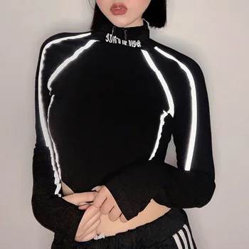 

Jazz Dance Tops Women Nightclub DJ Reflective Performance Clothing Ds Pole Dance Stage Rave Outfit Gogo Dancers Clothes DC3135