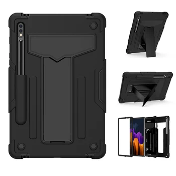 

3 in 1 PC+TPU Shockproof Fundas Case For Samsung Galaxy Tab S7 T870 T875 11" 2020 Stand Tablet Cover For Galaxy Tab S7 Case 11"