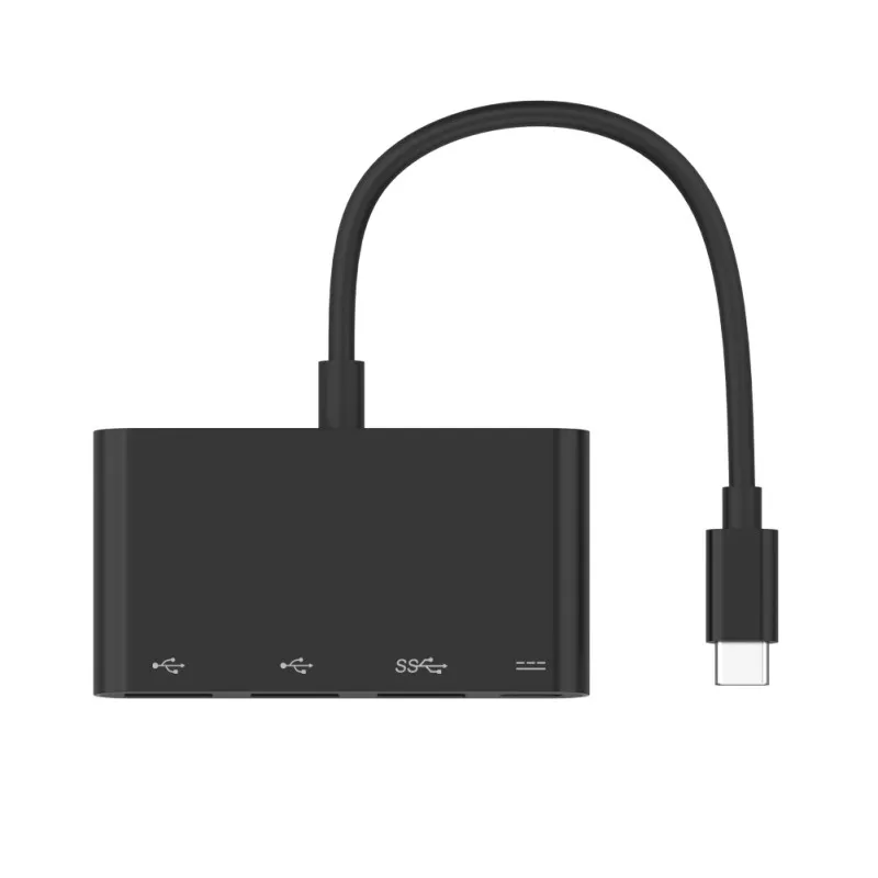 Алюминиевая заглушка и воспроизведение типа с к USB хаб-конвертер типа c к USB2.0+ USB3.0 концентратор+ PD конвертер для MacBook