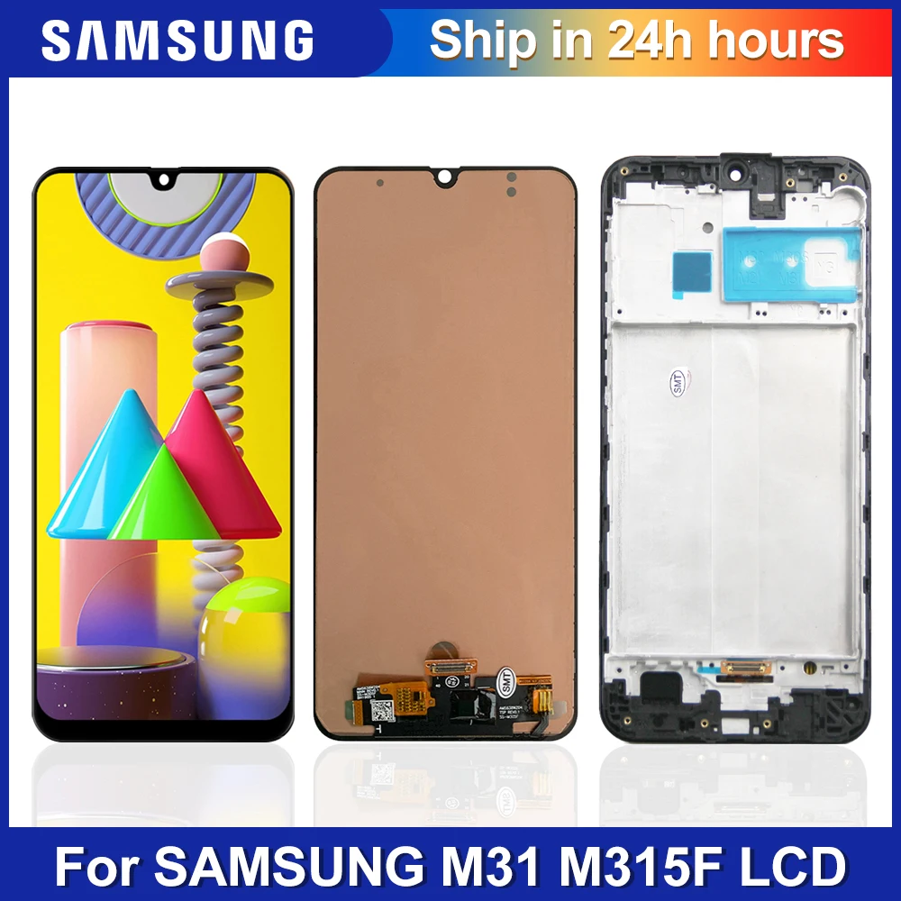 100% Test For Samsung Galaxy M31 LCD Display Touch Screen Digitizer ...