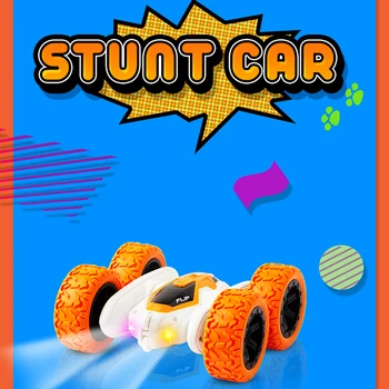 

RC Stunt Car Watch Control 360 Degrees Rotating Double Sided RC Stunt Car Radio Control Car Model Toys RC Stunt Vehicle Toy Gift