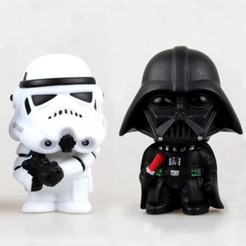 

11cm Star Wars Figure Action Darth Vader Action Figure Toy Bobble Head Star Wars Figures For Children Kids Toys Decoration