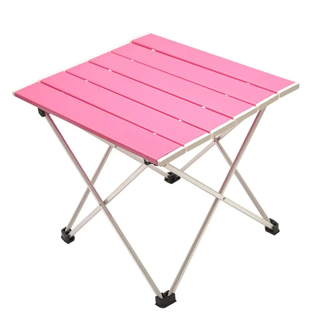 Портативный Складной Алюминиевый рулонный стол легкий Открытый Кемпинг Пикник простая мебель кемпинг стол чайный стол