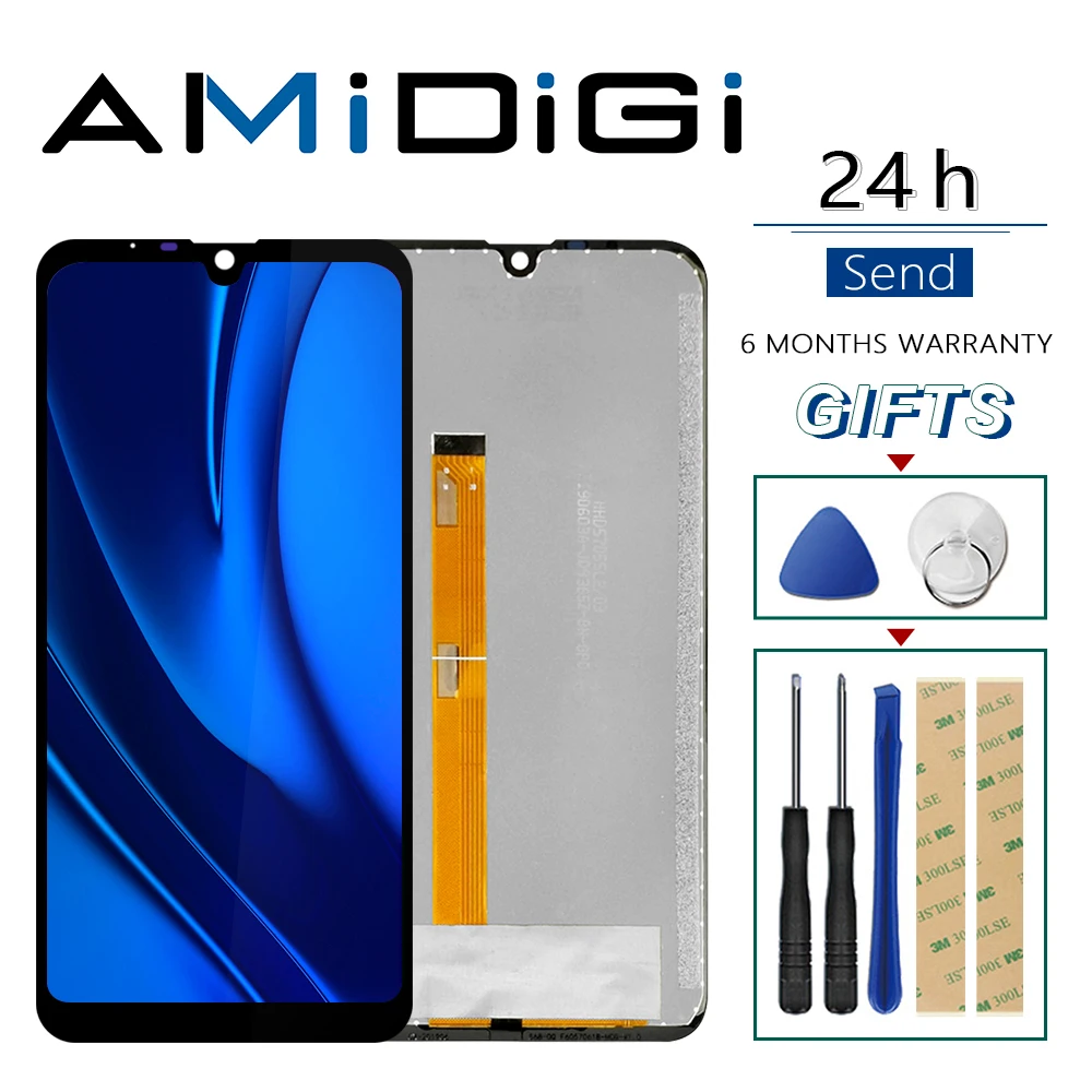 ЖК дисплей 5 71 дюйма и дигитайзер сенсорного экрана для Oukitel C16 Pro запчасти