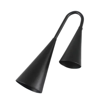 

Metal Musical Children Handheld Agogo Bell Instrument Small Kids Traditional Beater Early Education Toy Two Tone Orff