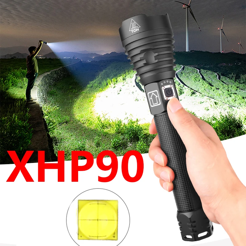 Z30 XHP90 самый мощный светодиодный светильник-вспышка с usb зумом тактический фонарь xhp50 18650 или 26650 перезаряжаемый аккумулятор ручной светильник для охоты