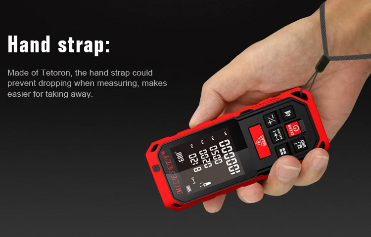 Miseey 50M 70M 100M 120M Rechargeable Laser Rangefinder New Laser Distance Meter Laser Measure Angle Tools Diastimeter Red Miseey 50M 70M 100M 120M Rechargeable Laser Rangefinder New Laser Distance Meter Laser Measure Angle Tools Diastimeter Red