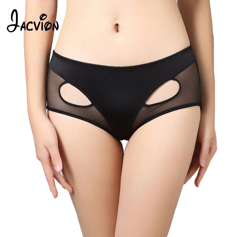 Underwear Women Sexy Transparent Panties Hollow Fox Ladies Breathable  Underwear For Lingerie Intimate Sexy Hole Ladies Panties - AliExpress