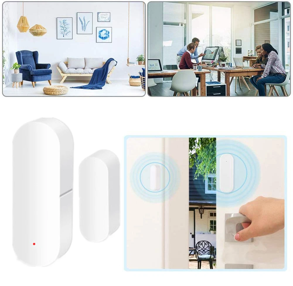 Tuya Smart WiFi Door Sensor Door Open / Closed Detectors Compatible With Alexa Google Home IFTTT Smart Life