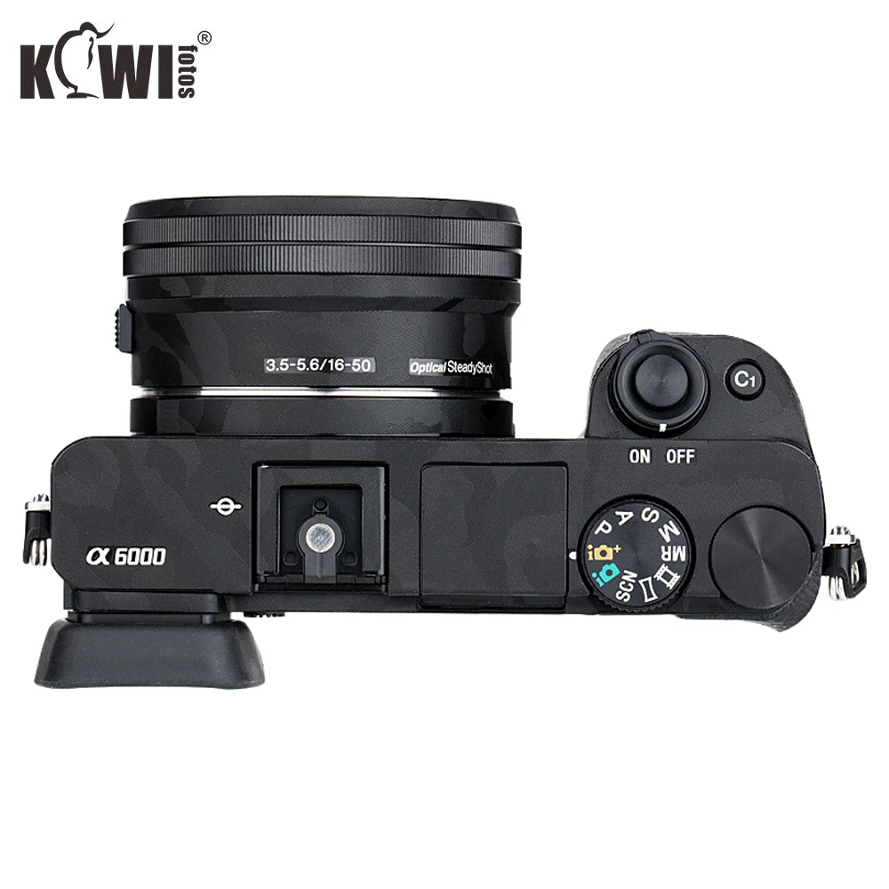 Анти-Царапины Камера тела крышка защитная пленка комплект для sony A6000+ 16-50 мм SELP1650 объектив кожи 3M наклейки Тень черный камуфляж