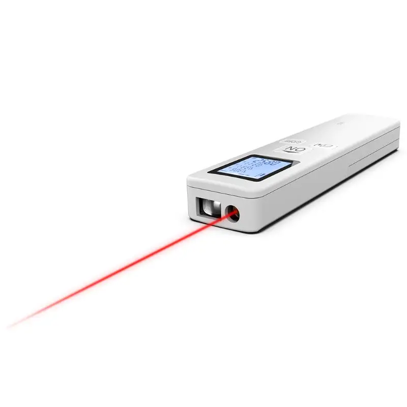 White Portable Laser Rangefinder Digital Distance Meter 30M Range Finder White Portable Laser Rangefinder Digital Distance Meter 30M Range Finder