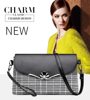 

Korean version of the middle-aged ladies Messenger bag wild mom bag handbag ladies soft pouch fashion small satchel