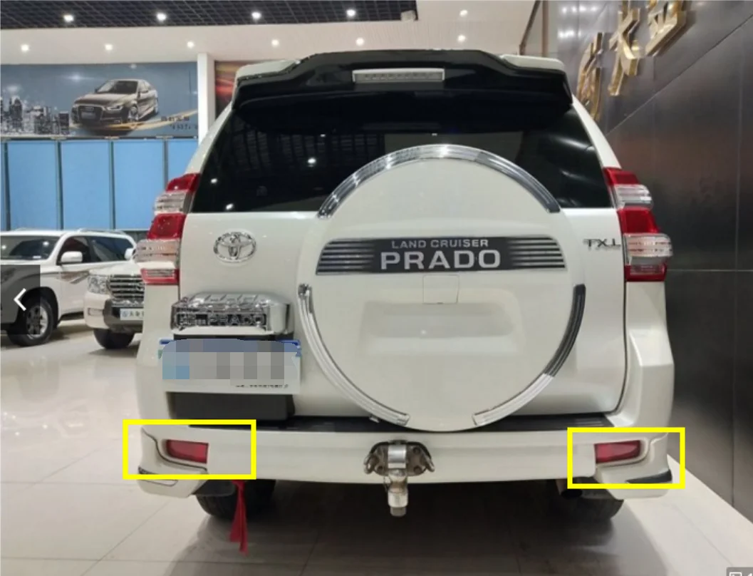 3-в-одном светодиодный задний бампер отражатель светильник для LAND CRUISER PRADO LC150 2010-(с функцией как Drving светильник, светильник, светильник
