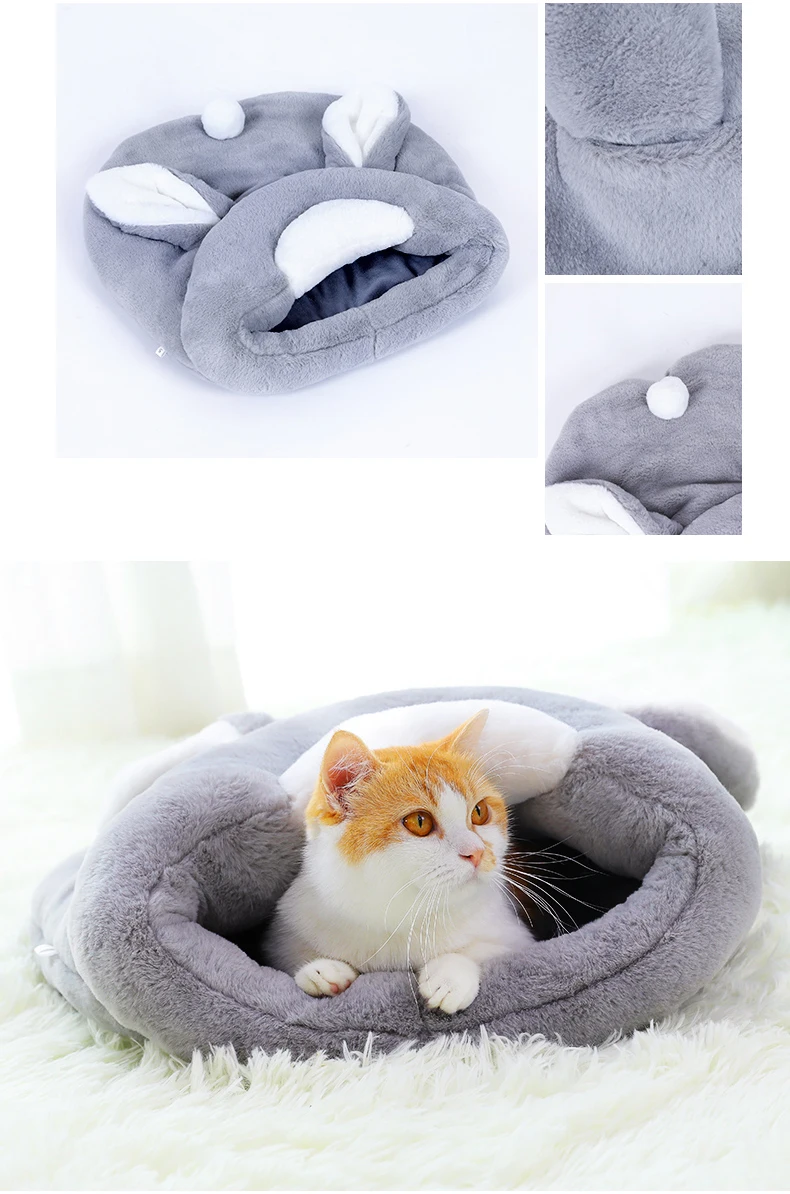 HOOPET кровать для питомцев кошек собачьи кровати для кошек Зимний теплый спальный мешок для щенков подушка коврик портативный дом товары для кошек товары для домашних животных