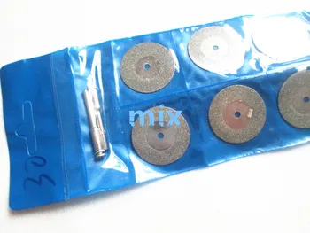 

10pc 30mm mini cutting disc for dremel accessories diamond grinding wheel rotary tool circular saw blade abrasive diamond disc