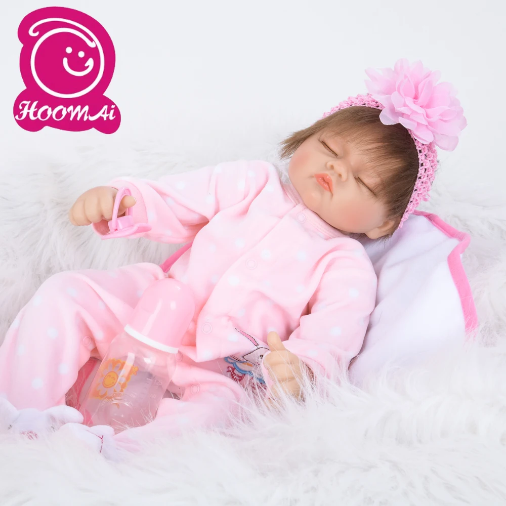 50cm Cloth Body Reborn Baby Doll Newborn Lifelike Realistic Cute Babies Princess Birthday Holiday Gift | Игрушки и хобби