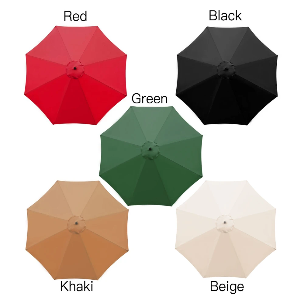 Outdoor Beach Umbrella Outdoor Awning Waterproof Sunshade Sail Patio Shade Double-layer Swimming Pool Rainproof Canopy Replacement For Outdoor Garden