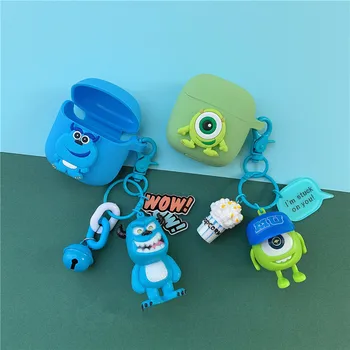 

Cartoon Soft Silicone Earphone Case for JBL tune 220 TWS Protection Wireless Bluetooth Headset Cover With Key Chain