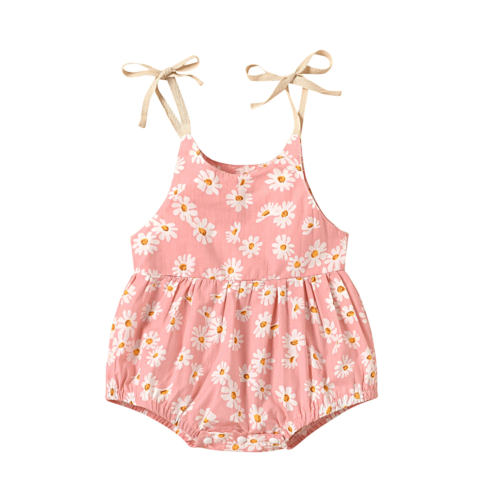 Baby Girls Daisy Sleeveless Romper 4