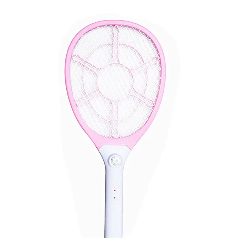 여름에 전기 모기 때리기, LED 조명, 3 단 안전 그리드, 충전식, 가정용, 핫