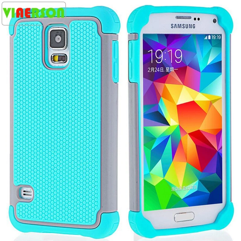 

For Samsung Galaxy S5 Case For Samsung S5 Luxury Armor Silicone Rubber Shockproof Hard Cover Case For Samsung Galaxy S5 Neo Case