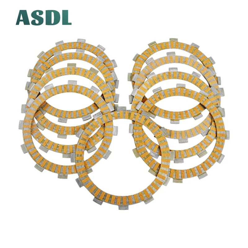 Motorcycle Engine Parts Clutch Friction Plates Kit For Yamaha XT 1200 FJR 1300 XVS Midnight Star XV 950 R A #e | Автомобили и