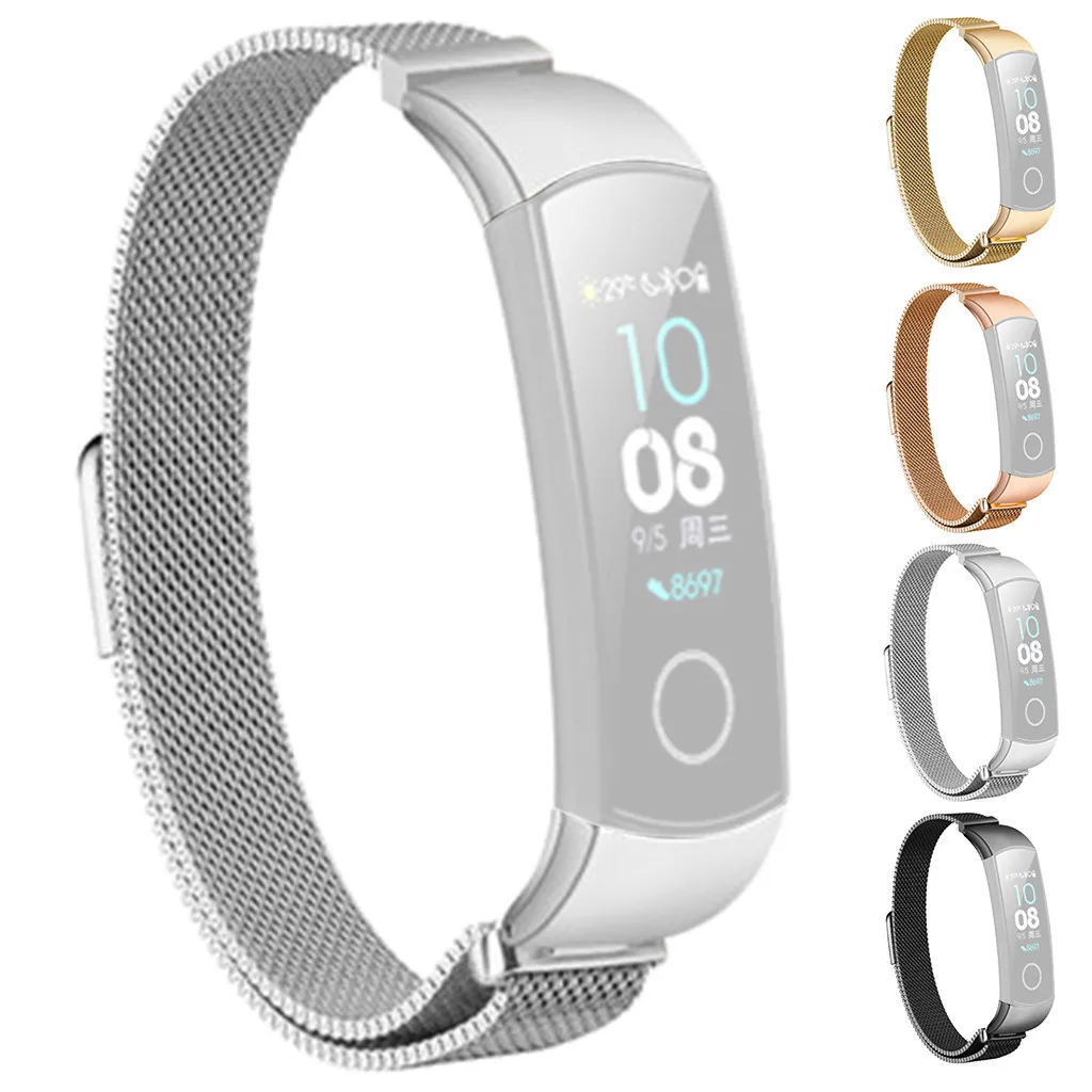 

Watch Band Milanese Magnetic Loop Stainless Steel Band Strap Bracelet For Huawei Honor 3 Smart Watch JA08 Drop Shipping 2019