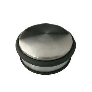 

Anti Slip Durable Rubber Ring Home Safety Accessories Guard Practical Buffer Portable Stainless Steel Door Stop Floor Mount