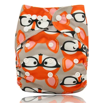 

Ohbabyka One Size Baby Washable Reusable Pocket Cloth Diapers Washable Adjustable Baby Nappies for Newborn Diapers with Patterns