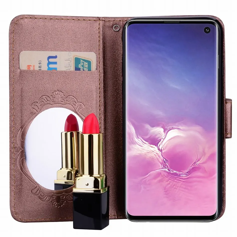 Кожаный чехол с откидной крышкой 7P 8 P для iPhone 11 Pro Max X XS XR Чехол-книжка с личи для Apple 6 6S 7 8 Plus чехол с перьями O13G