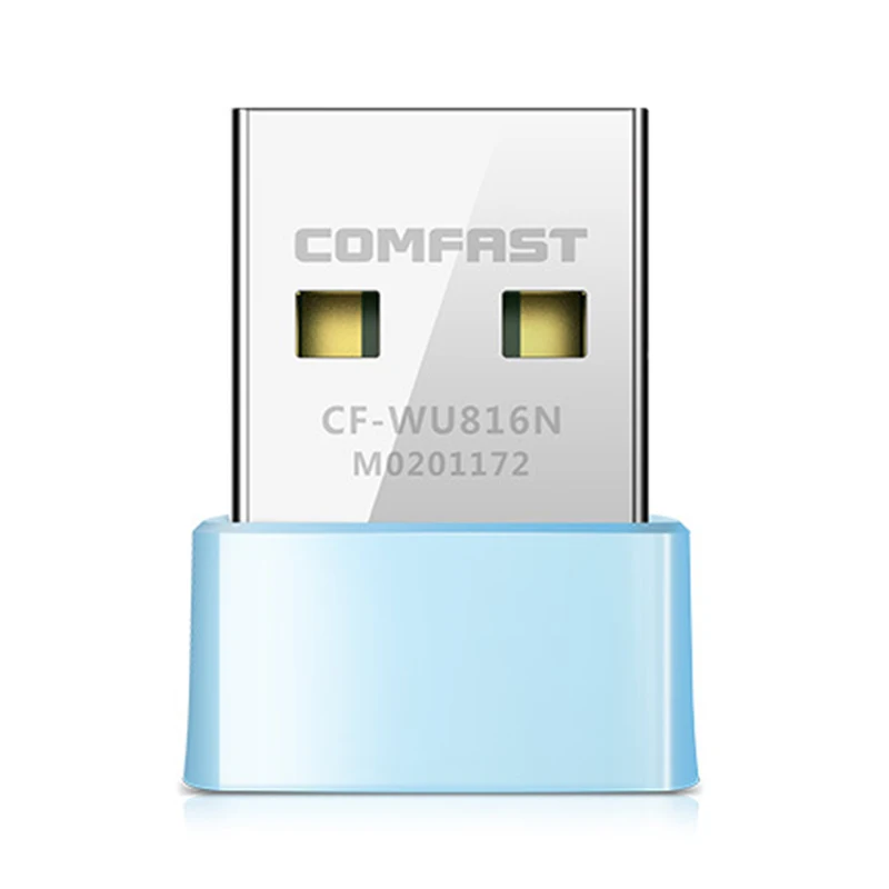 COMFAST CF-WU816N 150 Мбит/с 2,4G мини USB беспроводной WiFi адаптер 2DBi Wifi Антенна Бесплатный драйвер адаптер для настольного ноутбука