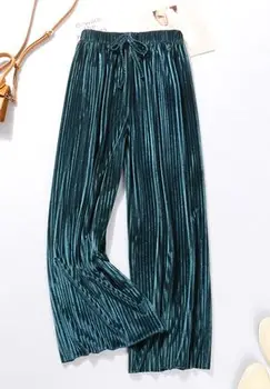 

Ligentleman 2020 Wide Leg Pants For Women Casual Elastic High Waist 2020 New Fashion Loose Long Pants