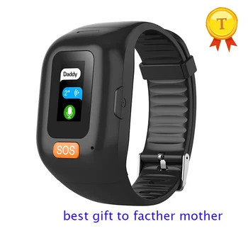 

2020 Gps smart watch woman Voice Remind SOS Button Smart Bracelet Watch with color Screen for Old Man Wristband Fitness Tracker