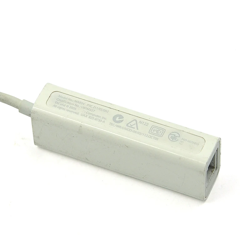 Для Apple MA034 модем USB Ethernet адаптер набрать внешний кабель 56 Кбит/с факс-используется