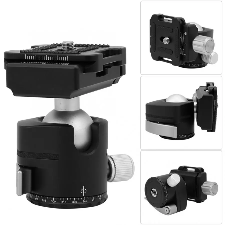 BK-25 Aluminium Alloy Locking Ball Head Spherical Tripod Stand Mount Gimbal Platform for Phone Mirrorless Camera tripod ballhead |