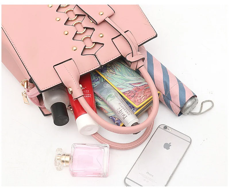 ZMQN Handbags For Women Cute Pink Luxury Shoulder Bag Leather Hand Bag Candy Solid Handbag Hgigh Quality Torebki Damskie A849