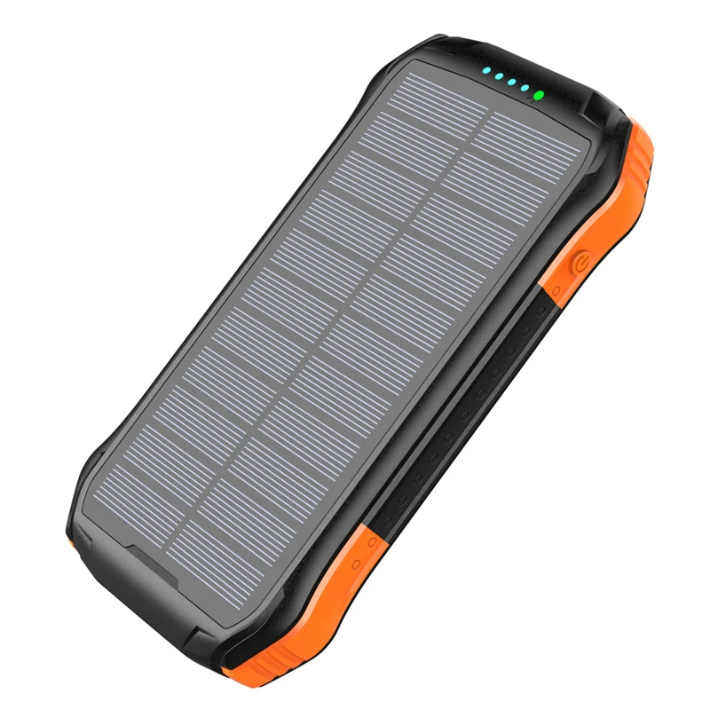 10W Fast Qi Wireless Charger 16000mAh Solar Power Bank PD 18W USB Poverbank Waterproof Powerbank for iPhone 11 Samsung S9 Xiaomi portable charger Power Bank