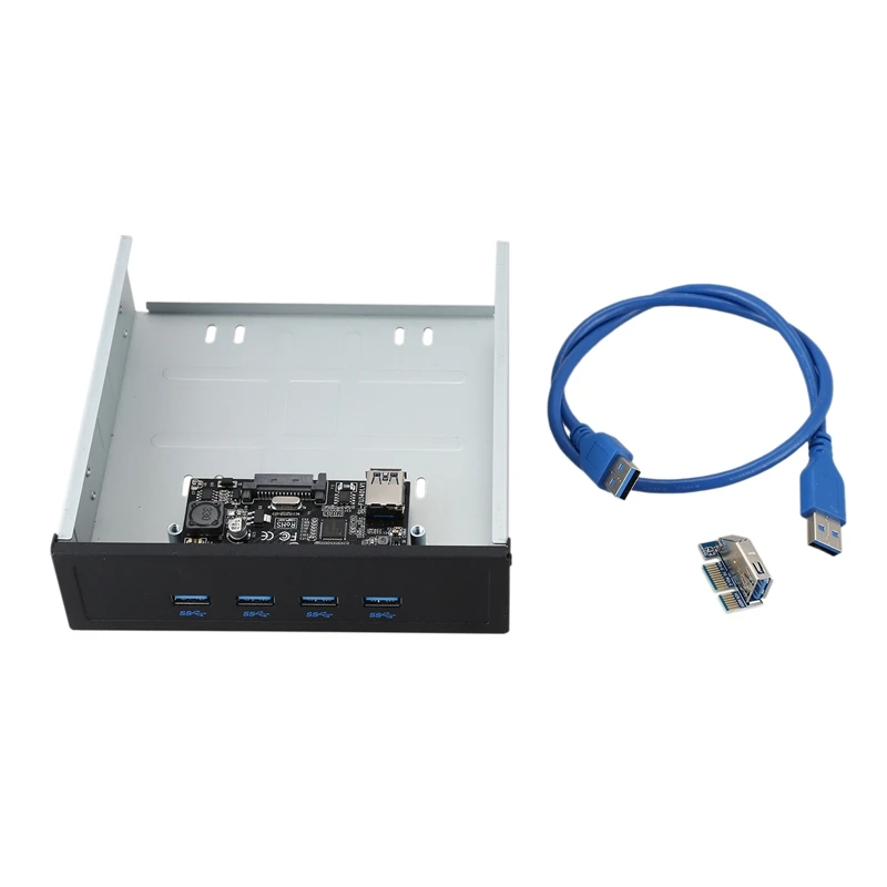 SSU Настольный ПК USB3.0 предварительно четырехпортовая Плата расширения PCI-E до USB3.0 предварительно четырехпортовая плата оптической приводной удлинитель