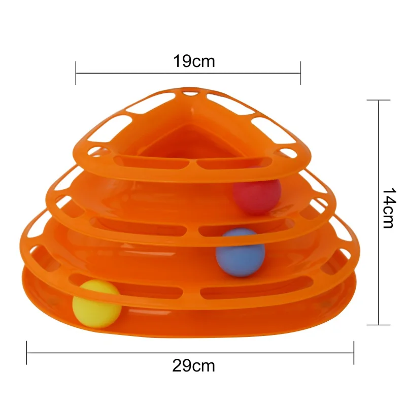 Многослойные уровни, игрушка для кошек, башня, треки, диск, кот, интеллект, аттракцион, тройной диск, игрушки для кошек, мяч, тренировка развлечение, пластина