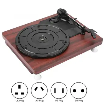 

1305-1 Vinyl Record Player 3 Speed Home Audio and Video Equipment 100-240V tornamesa para discos de vinilo