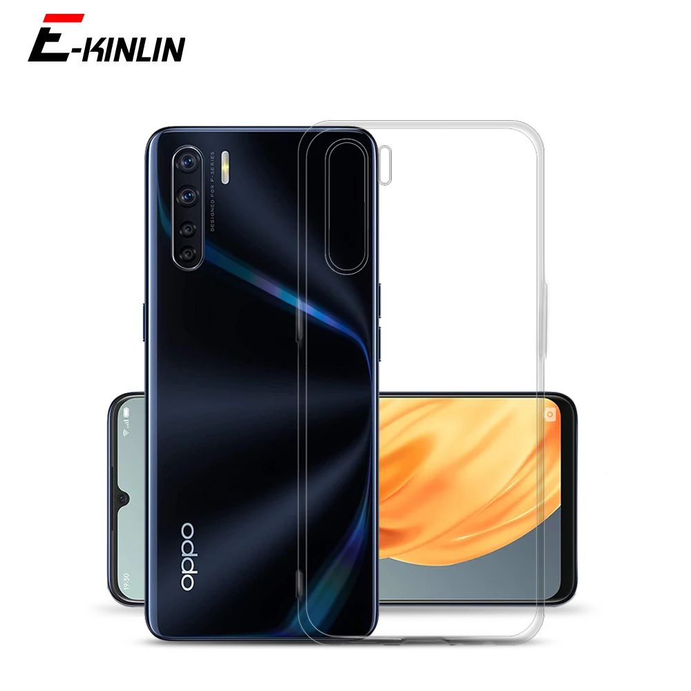 Прозрачная Мягкая силиконовая задняя полное покрытие для OPPO A93s A55 A53s A54 A35 A32 A52 A92
