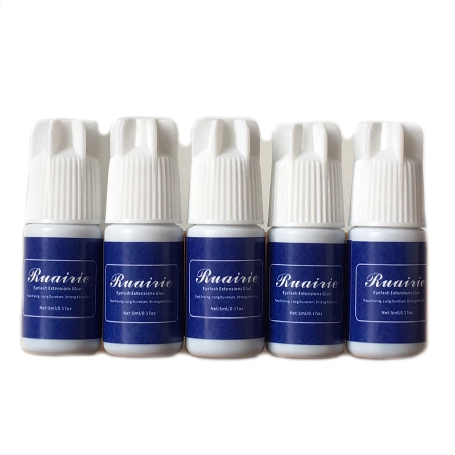 

1-2s Dry Time Eyelash Extensions Glue 5ml Most Powerful Lashes Glue For Makeup Water Proof Eyelashes Glue For Individual Lashes