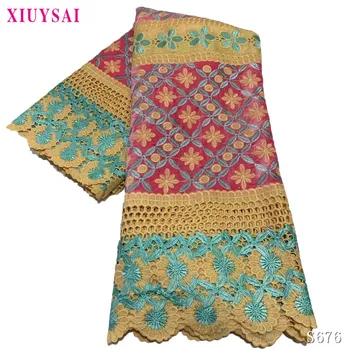 

2020 Latest Guipure Lace Cord Lace Embroiderey French African Cord Lace Fabric High Quality Nigeria Lace Fabric For Wedding S676