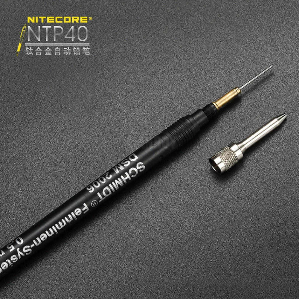 Лидер продаж 2020 механический карманный зажим Nitecore NTP40 из титанового сплава легко