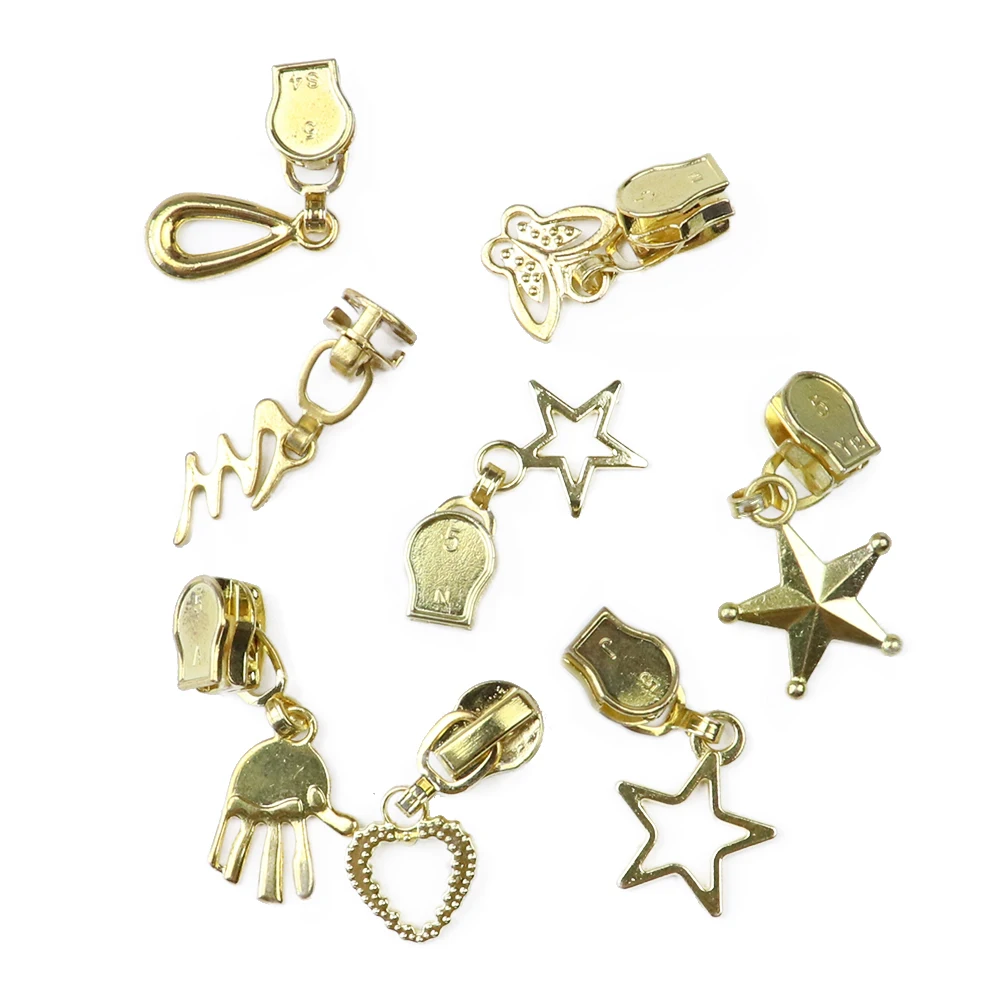 Модные 5 # разъемная застежка молния золотистого цвета На молнии Женские сапоги