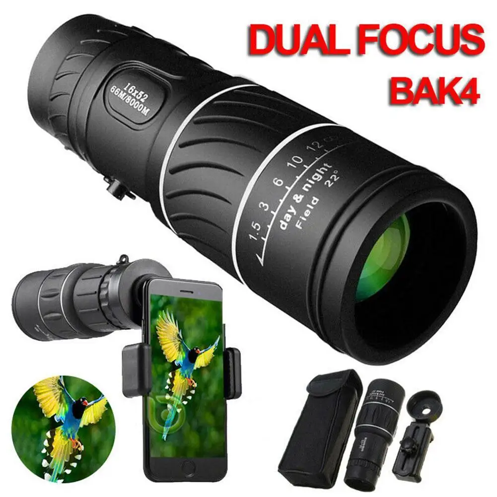 Telescope 16x52 High Magnification High definition Fishing Low light