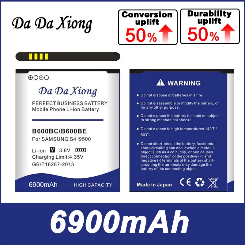 Аккумулятор B600BC/B600BU литий-ионный для Samsung galaxy S4 i9500 i9505 i9502 i9515 i9508 i959 i337 Active i9295 Grand 2