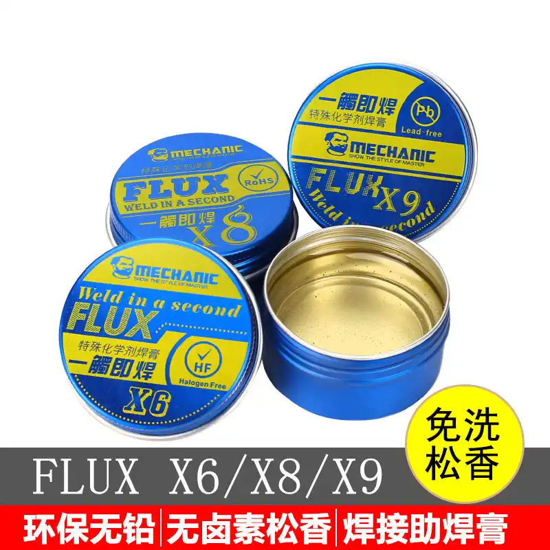 1pc Mechanic Lead Free Rosin Flux X6 X8 X9 Solder Paste No Clean Bga Soldering Paste Flux For Mobile Phone Pc Tablet Repair Tool Welding Fluxes Aliexpress