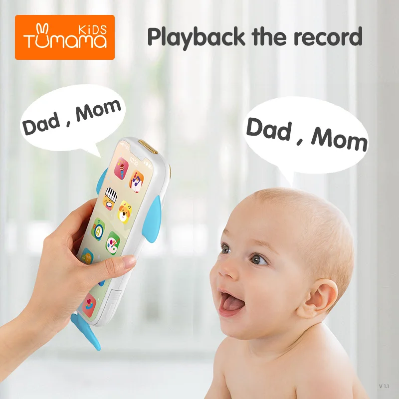 Tumama Обучающие игрушки Кит КИТ пульт дистанционного управления Сенсорный телефон