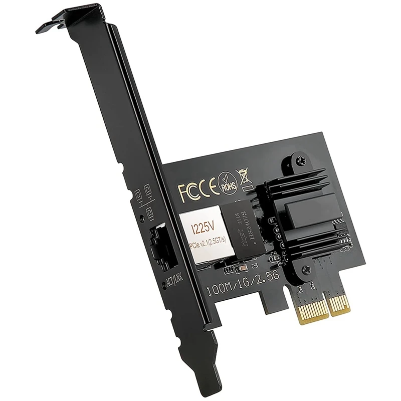 2.5GBase-T PCIe Mạng I225V 2.5G/1G/100Mbps PCI Express Gigabit Ethernet thẻ RJ45 LAN Bộ Chuyển Đổi wifi adapter for pc